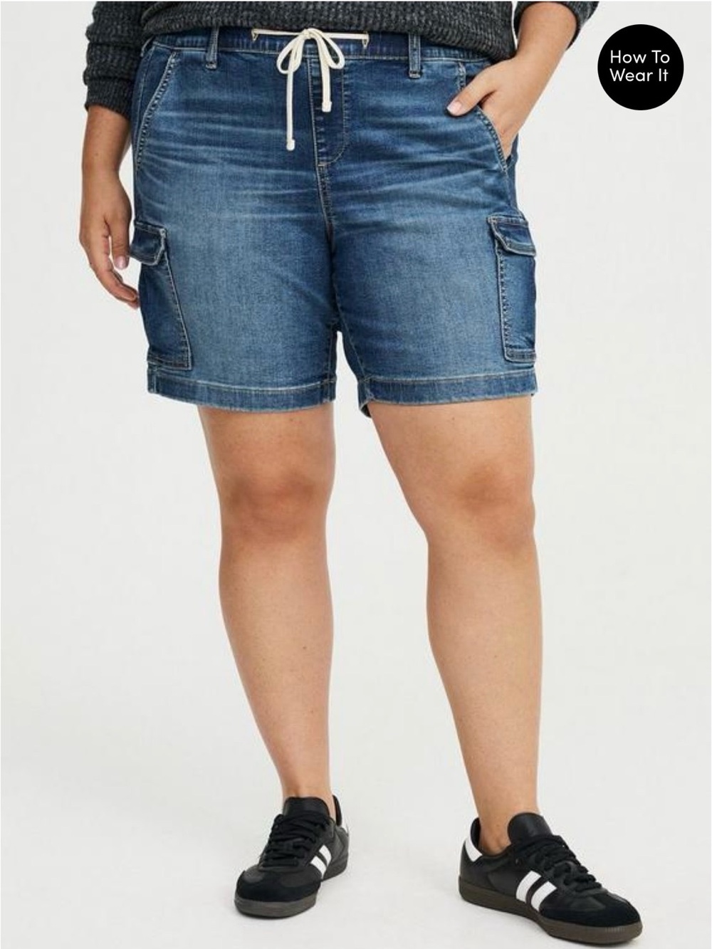 Torrid 8'' Weekend Bermuda Mid-Rise Jean Short NWOT
